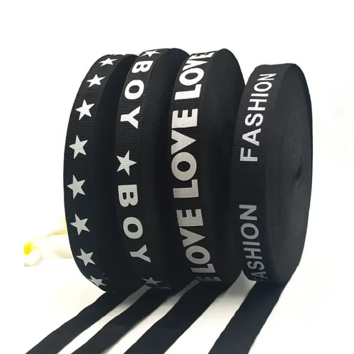 స్క్రీన్ ప్రింటెడ్ రిబ్బన్